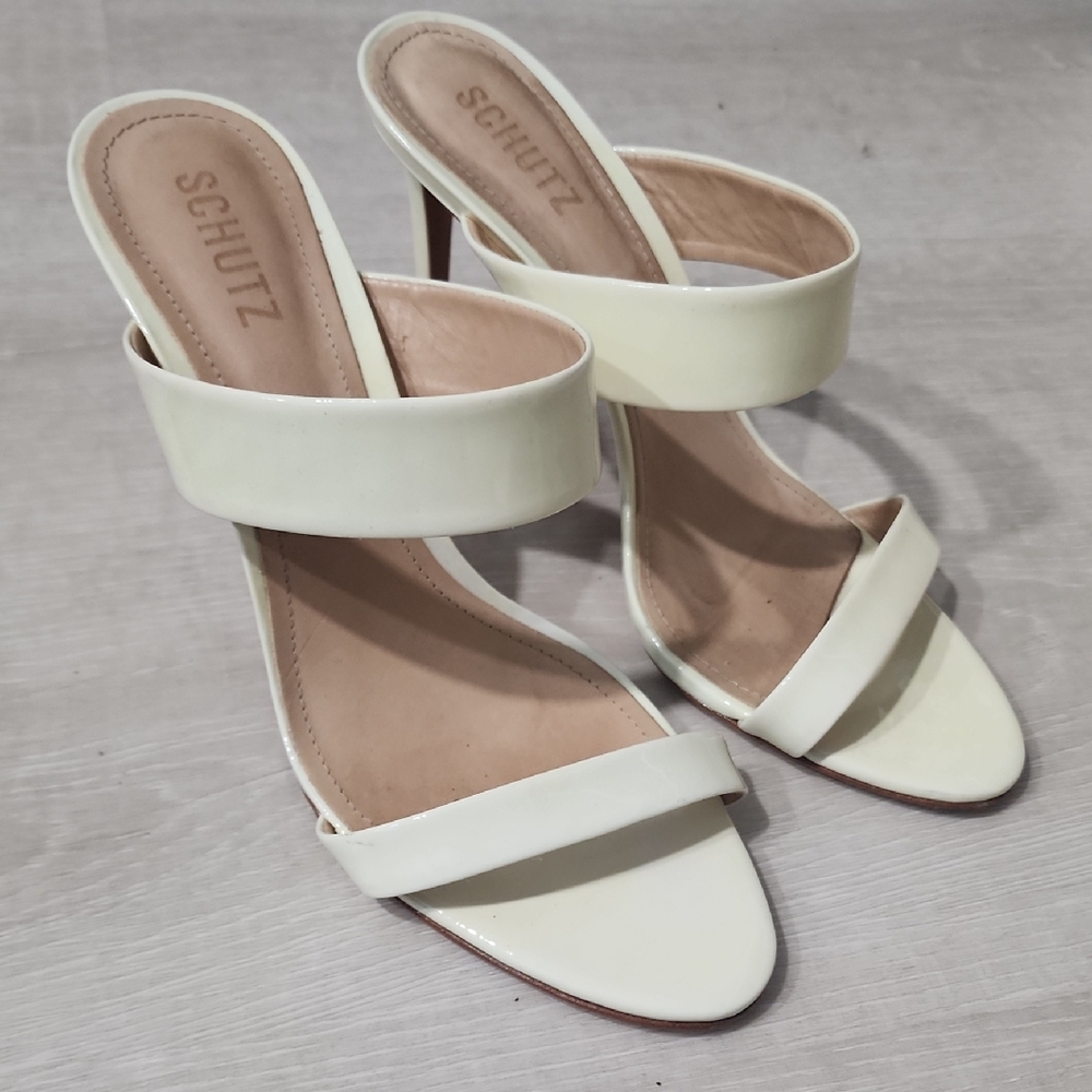 SCHUTZ Women's Cream Heels